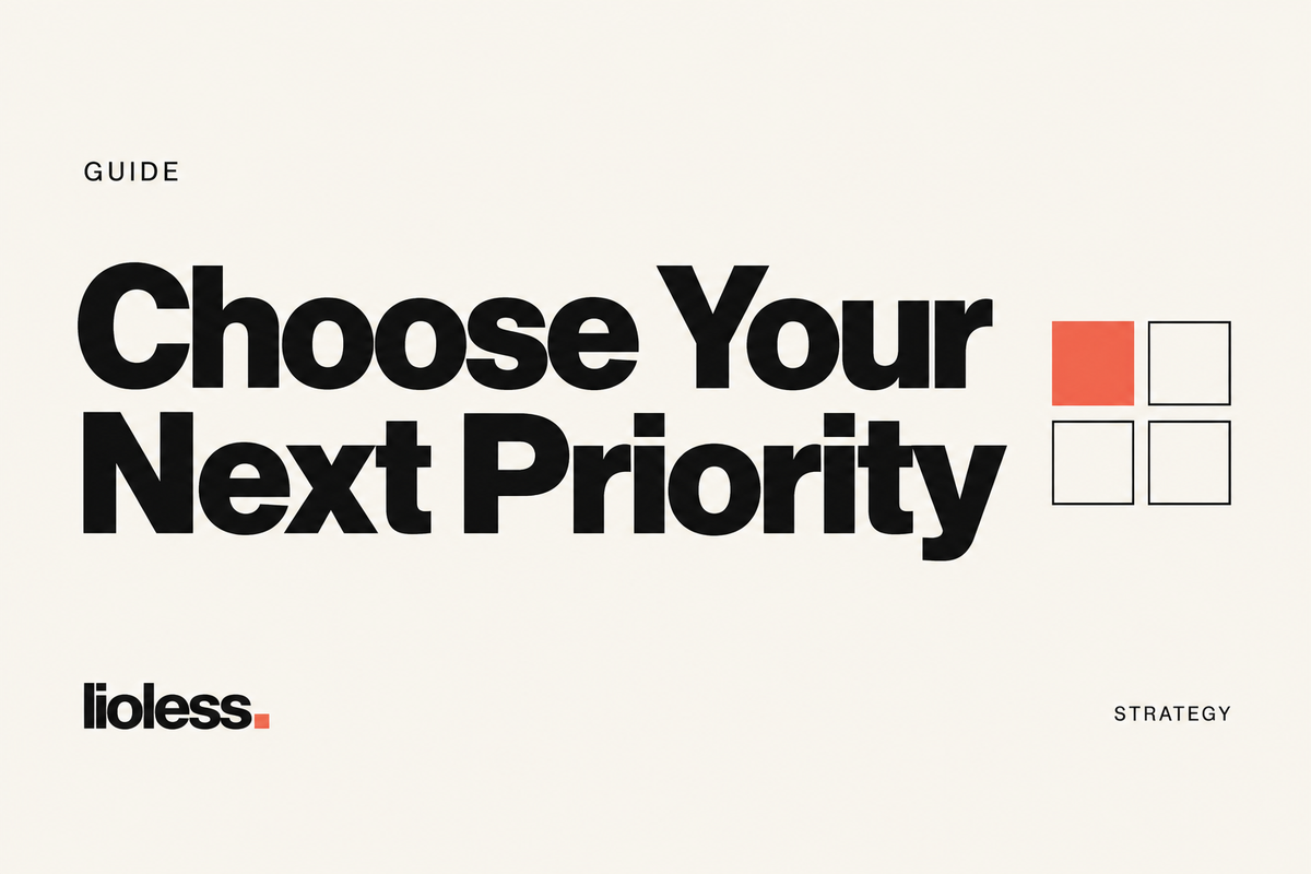 How To Choose Your Next Marketing Priority